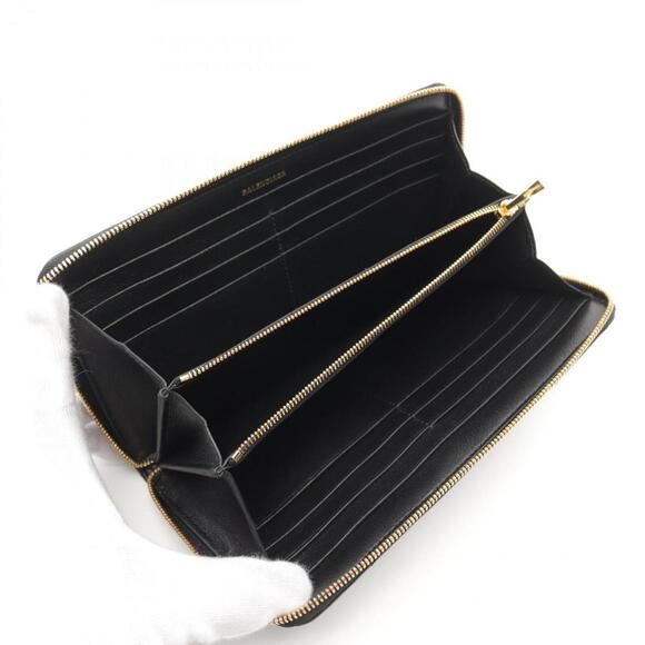 BALENCIAGA Black Leather Wallet - Picture 4 of 5